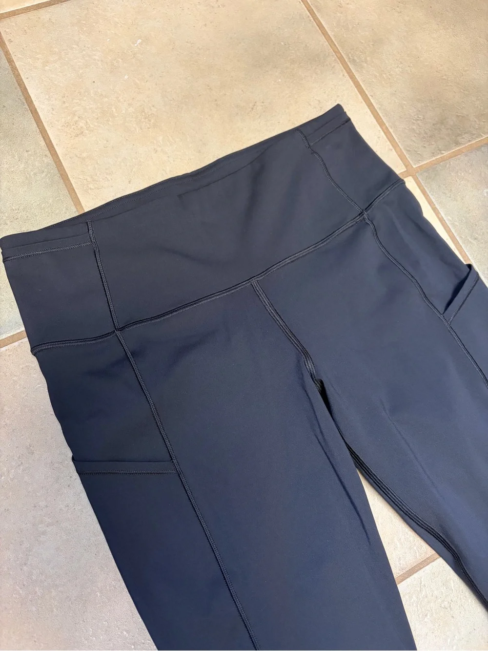 Lululemon Leggings Fast & Free Crop II Black